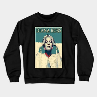 Poster green diana ross Crewneck Sweatshirt